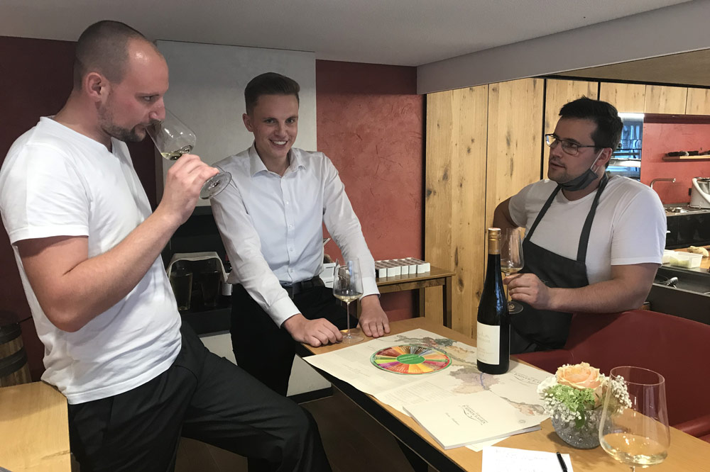 v.l.n.r. Philipp Ganzer, Nils Epe, Felix Weber